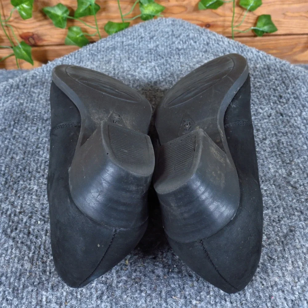 Rieker Ingrid‎ Girls Mary Jane Shoes Size 3.5 School Formal Vintage Black Nubuck